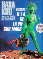 HARA KIRI JOURNAL BETE ET MECHANT N° 180 SEPTEMBRE 1976 - 60 PAGES PATINE STOCK FERMETURE MAGASIN DE PRESSE - Humour