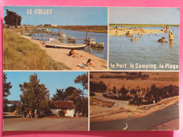 BOURGNEUF EN RETZ - Le Port Le Camping La Plage Du Collet - Bourgneuf-en-Retz