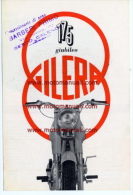 GILERA 175 GIUBILEO Moto Depliant Originale Genuine Brochure Prospekt - Moto