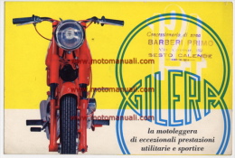 GILERA 124 NORMALE - EXTRA  1962 Moto Depliant Originale Genuine Brochure Prospekt - Moto