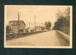 Brioux (sur Boutonne 79) - Arrivée Par Les Ponts Et Villa La Roseraie Ed. Magnant Papeterie Tabacs ) - Brioux Sur Boutonne