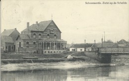 Schoonaerde.  -  Dendermonde  -   Zicht Op De Schelde   -   1912 Prachtige Kaart  Naar Antwerpen - Dendermonde