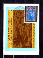 1971 : Carte Maximum " RETABLE DE LA CHAPELLE DE SAINT-JEAN-DE-CASELLES (III) " N° YT 216. Parfait état. CM - Cartes-Maximum (CM)