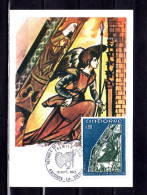 1972 : Carte Maximum " RETABLE DE LA CHAPELLE DE SAINT-JEAN-DE-CASELLES (IV) " N° YT 223. Parfait état. CM - Maximumkarten (MC)