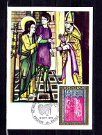 1972 : Carte Maximum " RETABLE DE LA CHAPELLE DE SAINT-JEAN-DE-CASELLES (IV) " N° YT 221. Parfait état. CM - Cartas Máxima