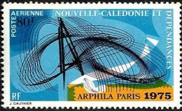 NEW CALEDONIA  ARPHILA PARIS SET OF 1 80 FRANCS MLH 1975 SG545 READ DESCRIPTION !! - Unused Stamps