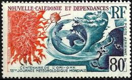 NEW CALEDONIA  METEOROLOGY QUI MONDIALE 13TH JOURNEE SET OF 1 80 FRANCS MUH 1975 SG517 READ DESCRIPTION !! - Unused Stamps