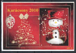 Hungary 2010. Christmas Commemorative Sheet Special Catalogue Number: 2010/51. - Feuillets Souvenir