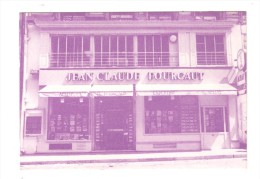 Carte Publicitaire : 75009 - Paris - Devanture Magasin J.C. Fourcaut  ( Philatélie  ) ?   Carte Tons " Violet - Advertising