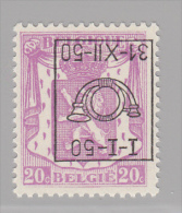 PRE601-Cu **, Met Keurmerk, Cote = 85 € (X17440) - Typo Precancels 1936-51 (Small Seal Of The State)