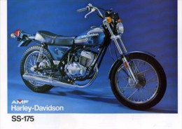 HARLEY-DAVIDSON SS 175 1976 Depliant Originale Genuine Brochure Prospekt - Motorräder