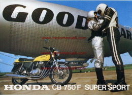 HONDA CB 750 F1 SUPERSPORT 1976 Depliant Originale Genuine Brochure Prospekt - Motor Bikes