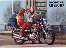 HONDA CB 750 FOUR K7 Depliant Originale Genuine Brochure Prospekt - Motor Bikes