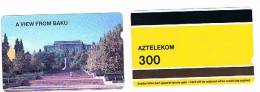 AZERBAIJAN  - ALCATEL AZTELEKOM -   VEDUTA DI BAKU  -  USATA° (USED) - RIF. 292 - Azerbeidzjan