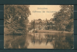 SCHOOTEN: Chateau De Calixberghe, Gelopen Postkaart 1926 (Uitg Thill) (GA20450) - Schoten