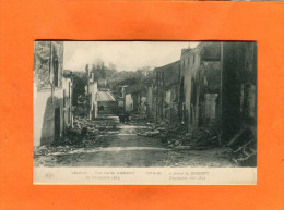 NOMENY    1914  RUE PRINCIPALE EN DECEMBRE 1914    CIRC   EDITEUR - Nomeny