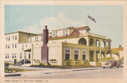 Rimouski Québec P.Q. - Hotel George VI - Voitures Cars 1940-1950 - Unused - Rimouski