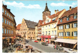 Germany - Kitzingen - Marktstrasse - Strassenansicht - Geschäfte - Cars - Autos - PKW - Opel - Goggomobil Coupe - Kitzingen