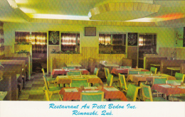 Rimouski Québec P.Q - Restaurant Petit Bedon - Unused - VG Condition - 2 Scans - Rimouski