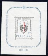 POLAND 1962 Skiing Championship Block MNH / **  Michel Block 26 - Unused Stamps