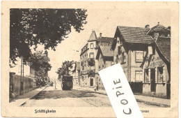 67 - SCHILTIGHEIM - Bischweiler Strasse En 1917 Feldpost Et PK - Schiltigheim