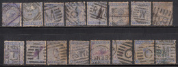 Two Annas 1882 Used, Postmark / Shade Varities, Early India Cancellation, - 1882-1901 Impero