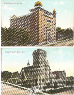 DENVER 2 Old Postcards : EL JEMBEL TEMPLE And St MARK'S CHURCH 1905-1915 - Denver