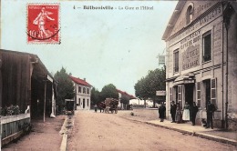 BETHENIVILLE  FAMILLE DUVINEZ ? EMMA 1907 HOTEL DE LA GARE - Bétheniville