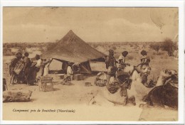 Carte Postale Ancienne Mauritanie - Campement Près De Boutilimit - Mauritanie
