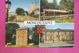 MONCOUTANT   -    ** 4 VUES **  -   Editeur : COMBIER De Macon    N°3 Cp 83 5504 - Moncoutant