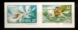 Irlande Eire 1997 N° 1005 / 6 ** Europa, Contes, Légendes, Enfants De Lir, Cygne Volant, Oisin Et Niamh, Cheval, Nues - Neufs