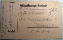 Franchigia Feldpost Feldpostkorrespondenzkart E Feldpostkarte     KUK 88A   23-XII-1916    WWI - Oest. Besetzung