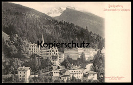 ALTE POSTKARTE BADGASTEIN SCHWARZENBERG-ANLAGEN BAD GASTEIN SALZBURG ÖSTERREICH VERLAG STENGEL Austria Autriche Cpa AK - Bad Gastein