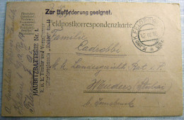 Franchigia Feldpost Feldpostkorrespondenzkart E Feldpostkarte     KUK 95  12-IV-1918    WWI - Oest. Besetzung