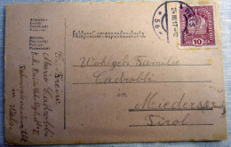 Franchigia Feldpost Feldpostkorrespondenzkart E Feldpostkarte     KUK WELS 5b  24-VIII-1917    WWI - Oostenrijkse Bezetting