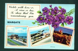 ENGLAND  -  Margate  Multi View  Used Postcard As Scans - Margate