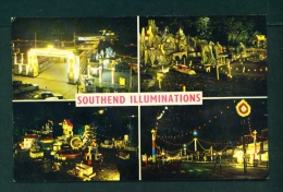 ENGLAND  -  Southend  The Illuminations  Unused Postcard As Scan - Southend, Westcliff & Leigh