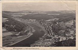 5328- KONIGSTEIN- TOWN PANORAMA, POSTCARD - Königstein (Sächs. Schw.)