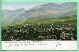 SANTA BARBARA - From Hill Back Of Bath House - Santa Barbara