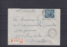 U.P.U. - Timbres Sur Timbres -  - Belgique - Lettre Recommandée De 1949 ° - Oblitération Bruxelles - Covers & Documents