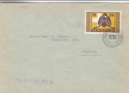 Poste De Campagne - Suisse - Lettre De 1939 - Mitrailleuse - Expédié Vers Rümlang - Cartas & Documentos