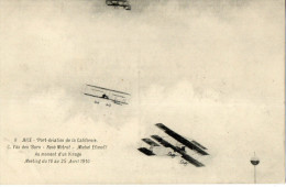 NICE AVIATION 1910 Aviateurs Van Den Born Michel Efimoff Et René Métrot En Vol - Meetings