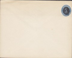 Denmark Postal Stationery Ganzsache Entier 5 Auf 4 Øre Umschlag Wertziffer Mit Krone Und Ähren (Unused) - Interi Postali