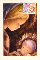 LUXEMBOURG  CARTE  MAXIMUM  NUM-YVERT  1066 JEUX DE PHYSIONOMIE DE L ENFANT - Tarjetas Máxima