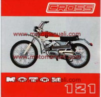 MOTOM 121 CROSS 50 Depliant Originale Moto Genuine Motorcycle Brochure Prospekt - Motorräder