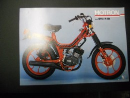 MOTRON SV3 R ID 50 Depliant Originale Moto Genuine Motorcycle Brochure Prospekt - Motorräder