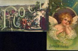 « NOËL » - Lot De 2 CV -(1905 Et 1906) - Otros