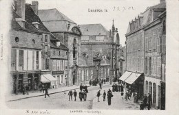 LANGRES (Haute-Marne) - Le Collège - Animée - Langres