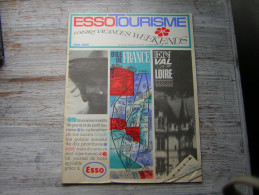 REVUE PUBLICITAIRE    ESSO TOURISME  1964 - 1965  LOISIRS VACANCES WEEK ENDS   D4ILE DE FRANCE  EN VAL DE LOIRE - Tourisme & Régions