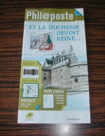 Catalogue Timbres N° 61 Philaposte Et La Duchesse Devint Reine Décembre 13 à Février 2014 - Französisch